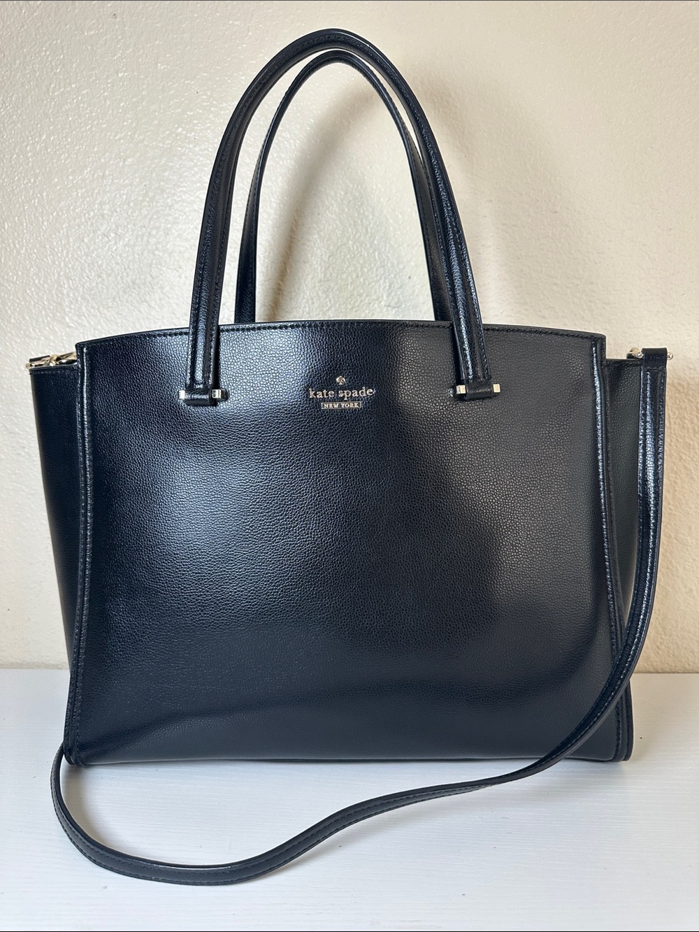 EUC Kate Spade Patterson Drive Geraldine satchel with matching Shoulder Strap